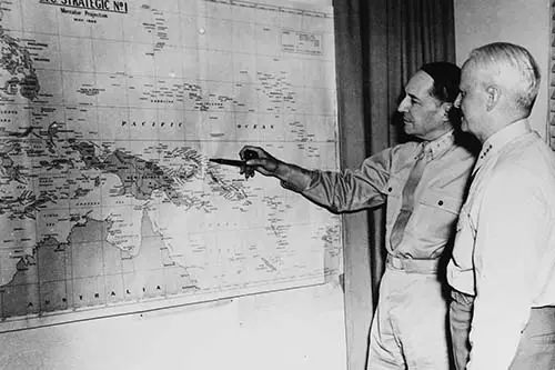 MacArthur and Nimitz