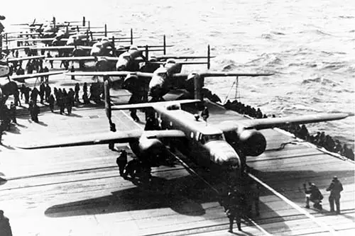 Doolittle Raid on Japan, 18 April 1942
