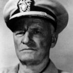Admiral Chester W. Nimitz, US Navy. Vice Admiral Richmond K. Turner, US Navy. Naval History and Heritage collection.