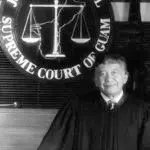 Joaquin C. Arriola, Associate Justice, Supreme Court of Guam. 1996-1999. Arriola Family Collection.
