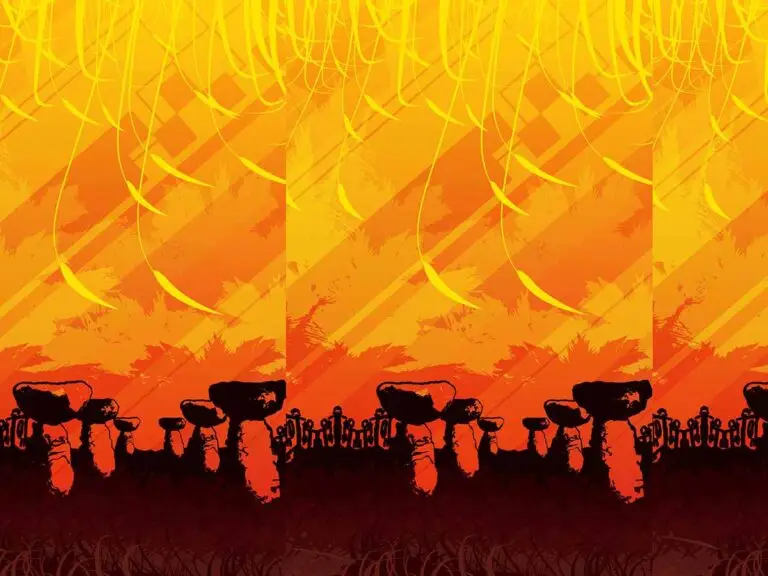 Fanohge CHamoru exhibit opening wall graphic to print.