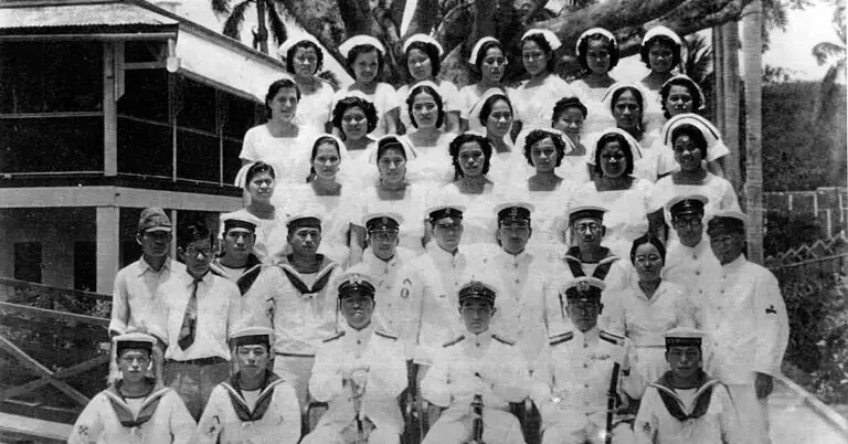 CHamoru/Chamorro nurses worked during the Japanese occupation.