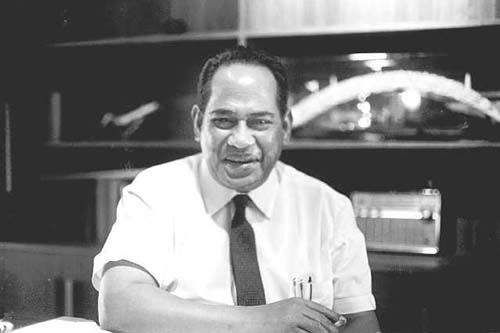 President Hammer DeRoburt of Nauru