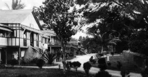 Old Hagåtña hospital. Photo from GMH collection.