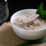 Gollai Hågon Suni: Taro Leaves in Coconut Cream