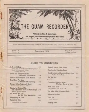 Guam Recorder (1926, December)
