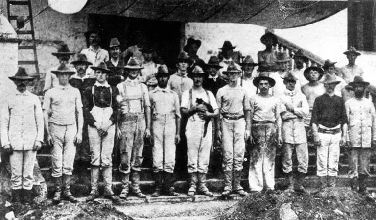 First US Marines on Guam, 1899