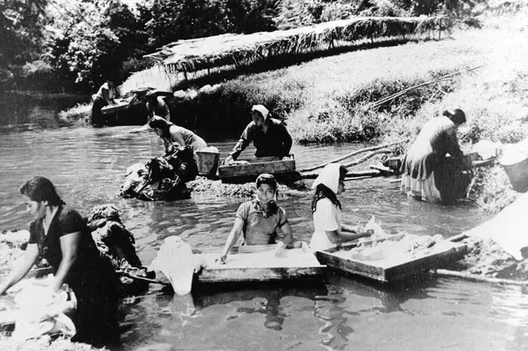 Women Washing in the River