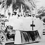 Red Cross float