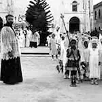 Fr Blas and Procession