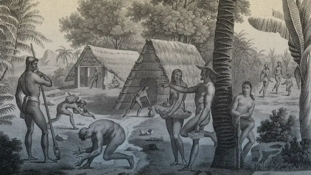 Ancient Village Scene