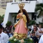 Santa Marian Kamalen Procession Start
